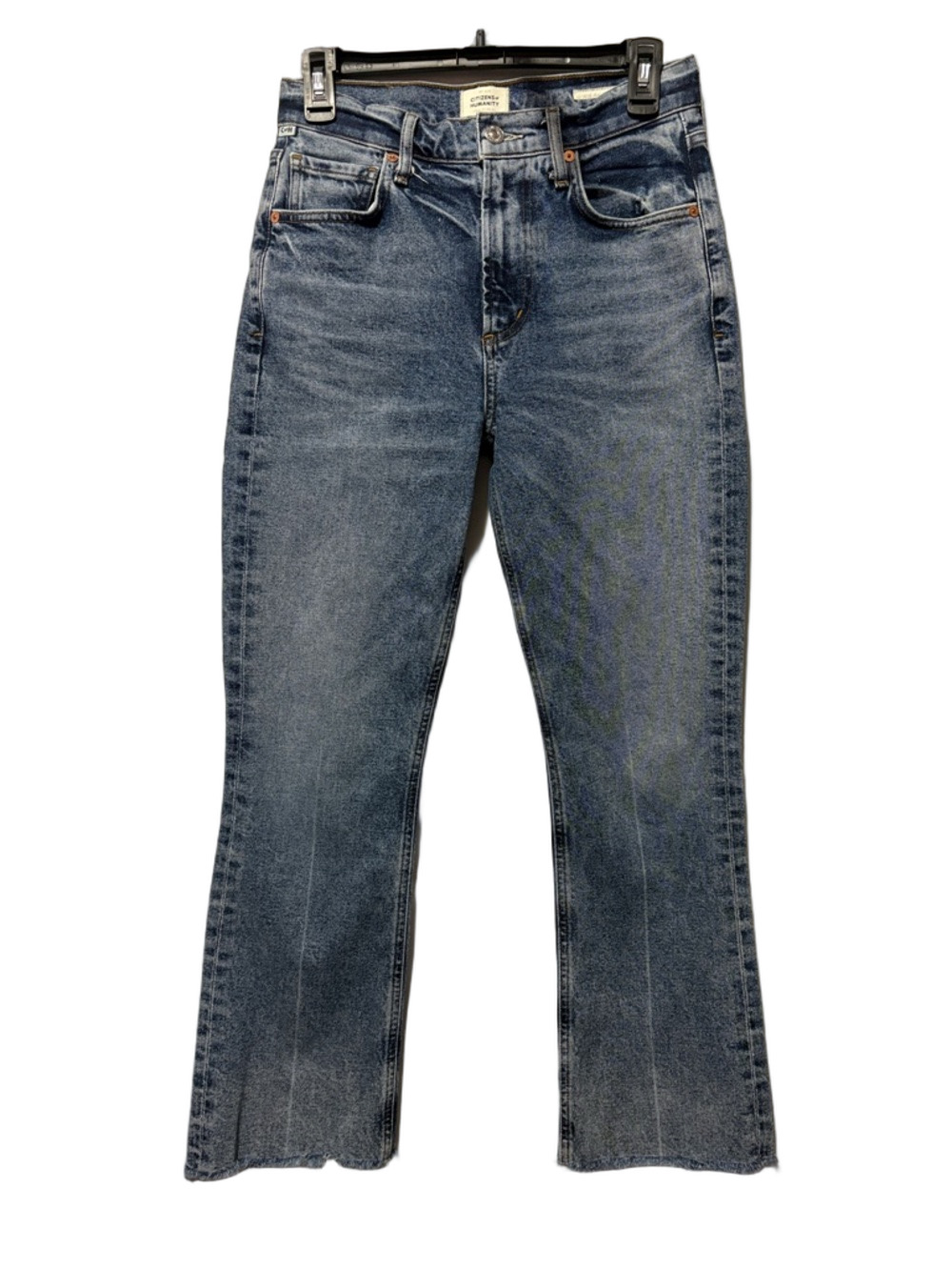 Citizens Of Humanity Mid Blue Straight Leg Jeans